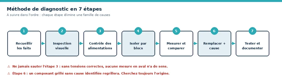 Méthode de diagnostic en 7 étapes